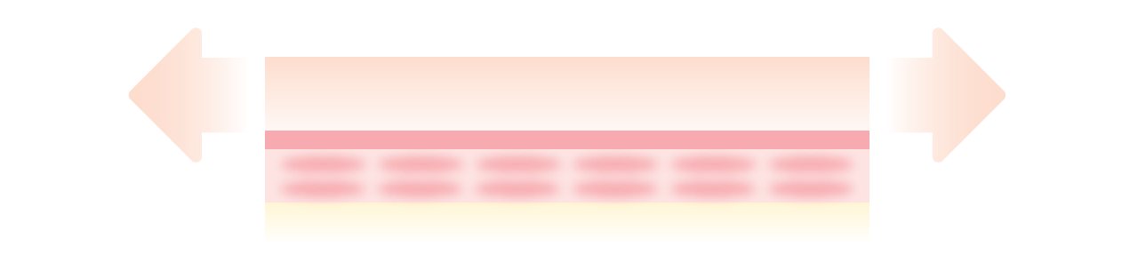 14wあたりから左右に引っ張られるお肌